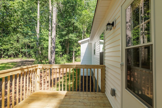 502 Shadowmoor Ct, Thomson, GA 30824 - view of wooden deck