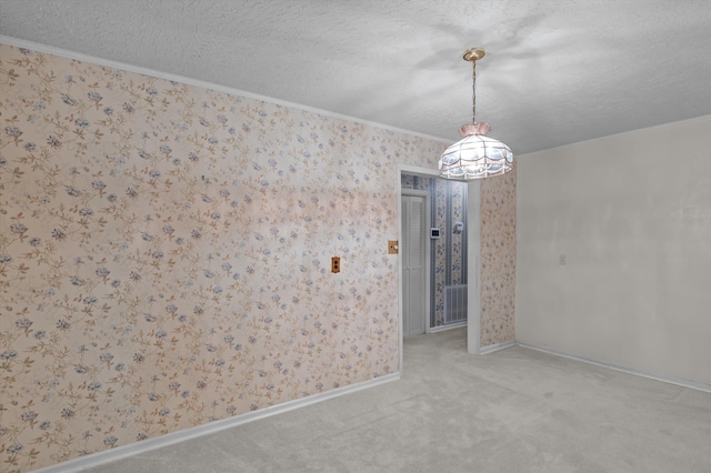 118 E Hale St, Augusta, GA 30901 - unfurnished room featuring a textured ceiling, carpet, ornamental molding, and baseboards