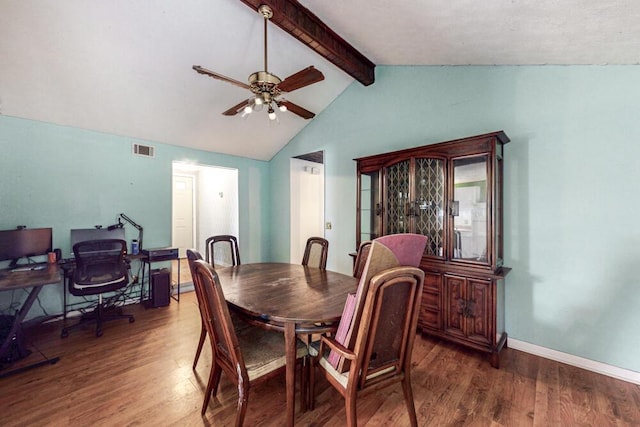 503 Mckenzie Ct, North Augusta, SC 29841 - dining room with a ceiling fan and wood finished floors