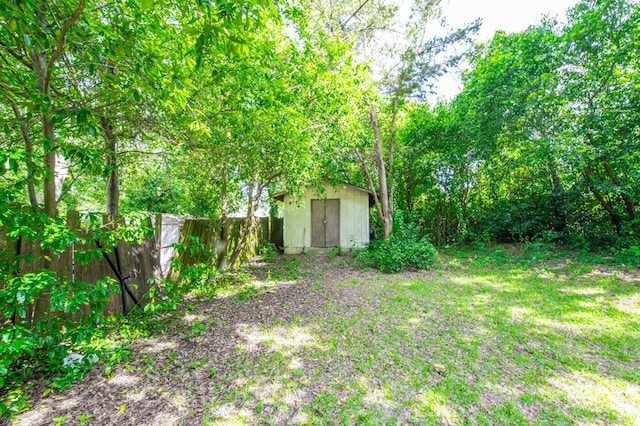 503 Mckenzie Ct, North Augusta, SC 29841 - view of yard with a storage shed