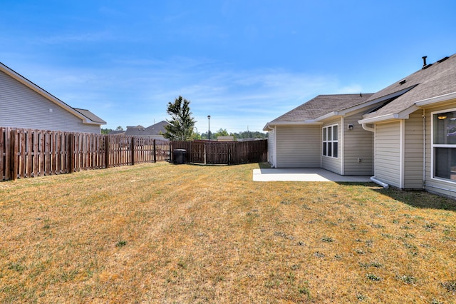 2731 Ashton Dr, Hephzibah, GA 30815 - view of yard featuring a patio and a fenced backyard