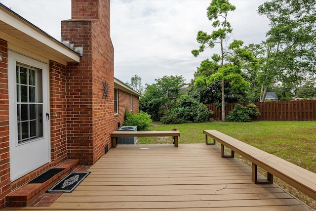 114 Sigman Pl, Martinez, GA 30907 - deck featuring central AC unit