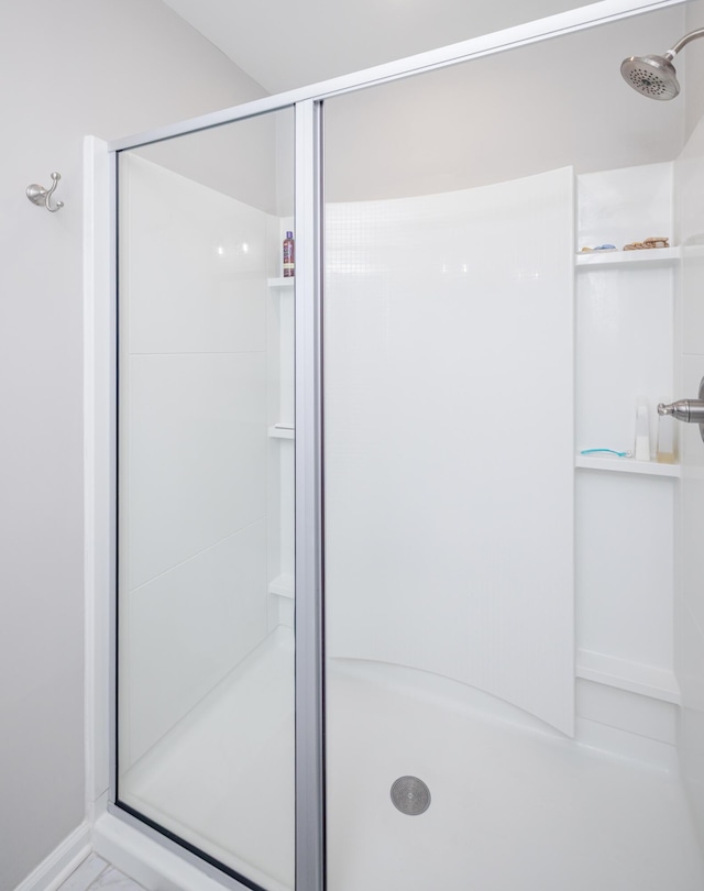 6047 Bakerville Ln, North Augusta, SC 29860 - bathroom with a shower stall