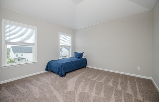 6047 Bakerville Ln, North Augusta, SC 29860 - unfurnished bedroom featuring vaulted ceiling and carpet flooring