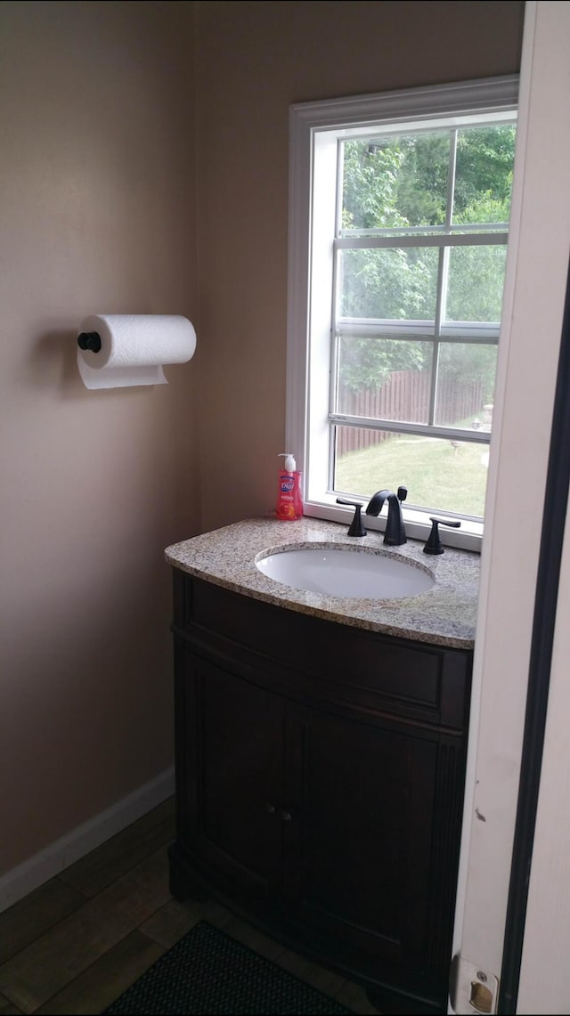 1164 Waltons Pass, Evans, GA 30809 - bathroom with vanity and wood finished floors