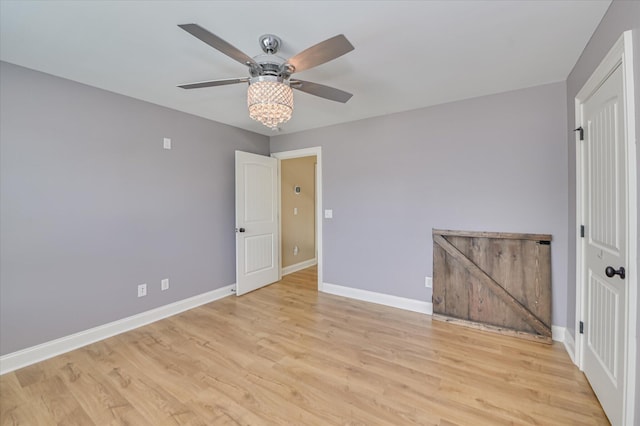 1164 Waltons Pass, Evans, GA 30809 - unfurnished room with light wood-type flooring and ceiling fan