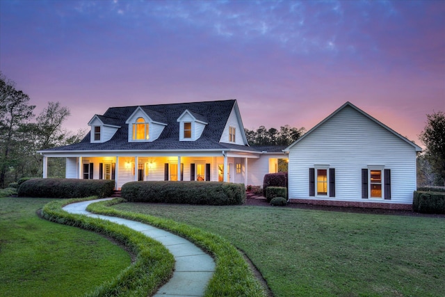 81 Two Mile Dr, Johnston, SC 29832 - view of front of property with a yard and covered porch