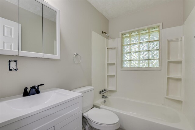 1608 Cider Ln, Augusta, GA 30906 - bathroom with toilet, tub / shower combination, and vanity