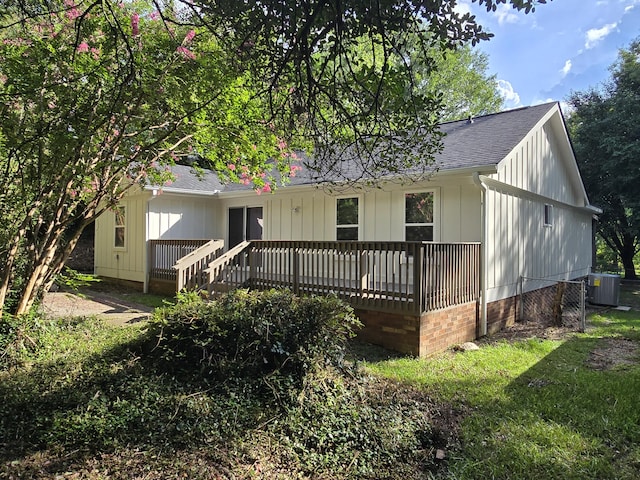 469 Lawrence Dr, Evans, GA 30809 - view of front of house featuring a shingled roof and a deck