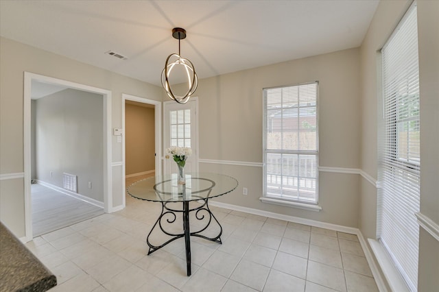 4171 Arlington Rd, Evans, GA 30809 - unfurnished dining area featuring light tile patterned flooring