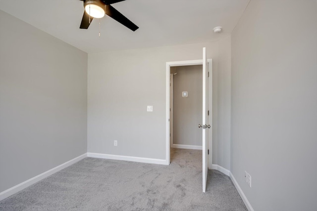 3605 Pebble Creek Dr, Hephzibah, GA 30815 - carpeted spare room with a ceiling fan, baseboards, and a smoke detector