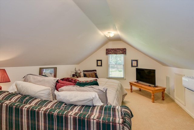 804 Camellia Rd, Augusta, GA 30909 - bedroom featuring light colored carpet and vaulted ceiling