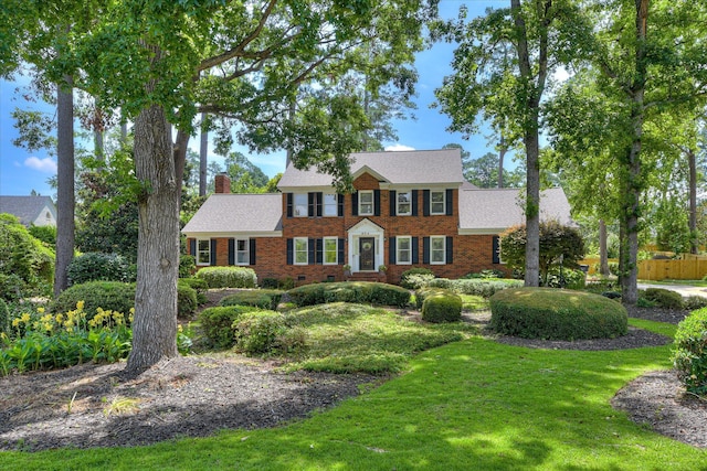 804 Camellia Rd, Augusta, GA 30909 - view of front of home featuring a chimney and brick siding