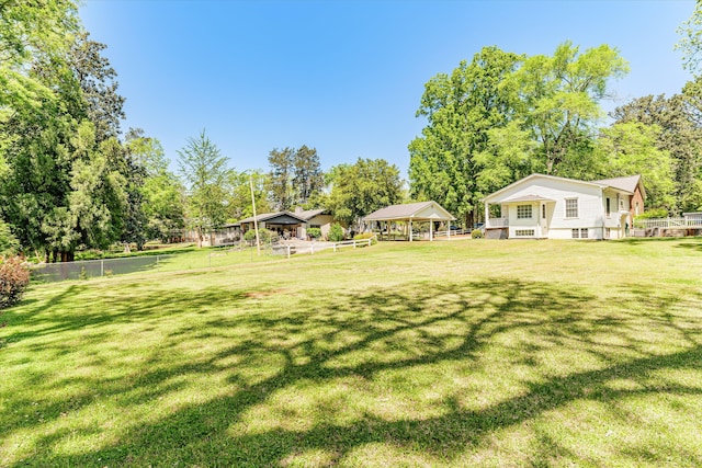 104 Sim St, Washington, GA 30673 - view of yard with view of scattered trees and a gazebo