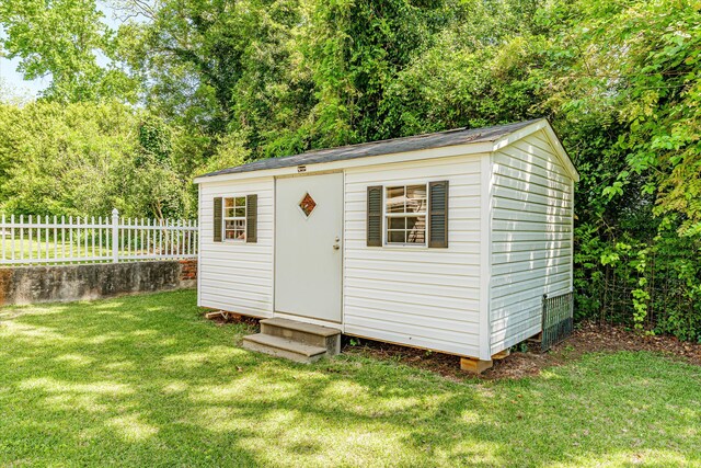 104 Sim St, Washington, GA 30673 - view of shed with entry steps