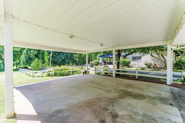 104 Sim St, Washington, GA 30673 - view of patio featuring a gazebo and a carport