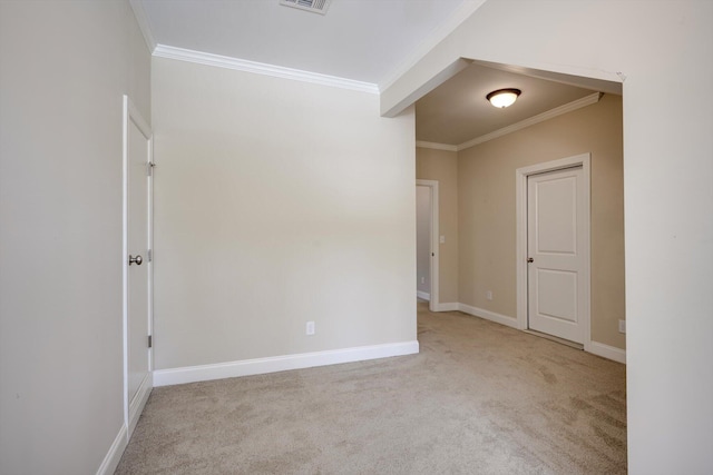 216 Dixon Ct, Evans, GA 30809 - carpeted spare room with crown molding and baseboards