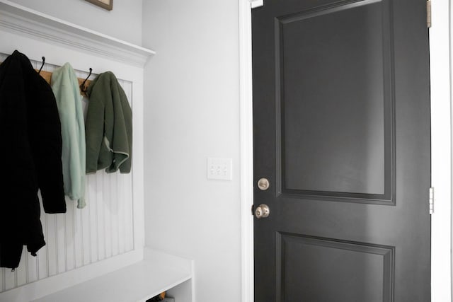 view of mudroom