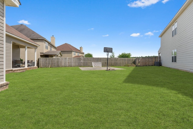 3044 Rockwell Ct, Graniteville, SC 29829 - fenced backyard with a patio
