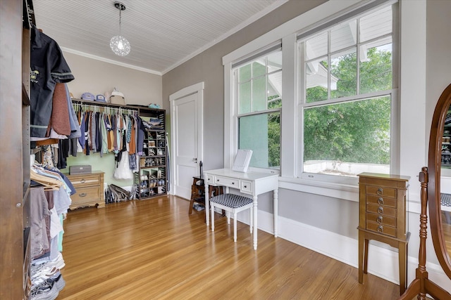 413 S Liberty St, Waynesboro, GA 30830 - spacious closet featuring wood finished floors
