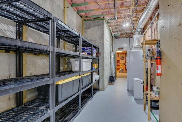 view of storage room