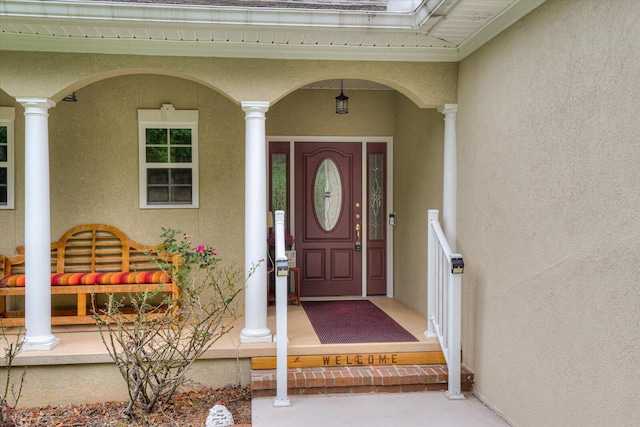 view of entrance to property