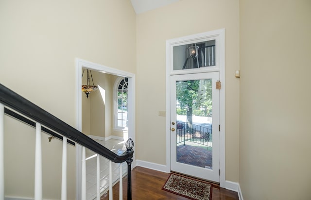 3701 Wexford Dr, Martinez, GA 30907 - foyer with wood finished floors, healthy amount of natural light, and stairs