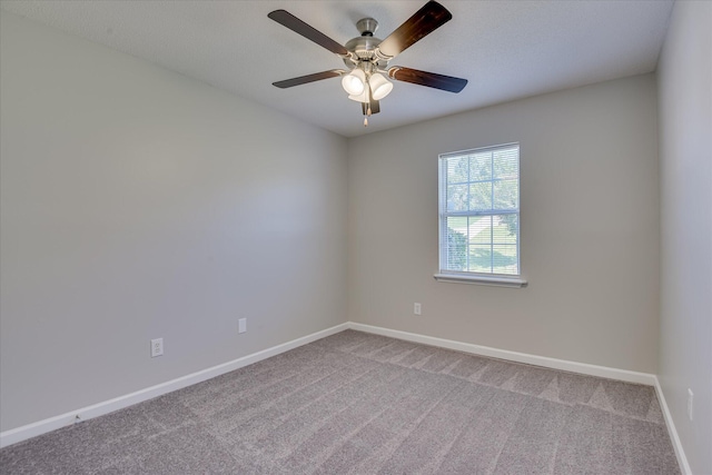 3650 Crawfordville Dr, Augusta, GA 30909 - carpeted empty room with ceiling fan and baseboards