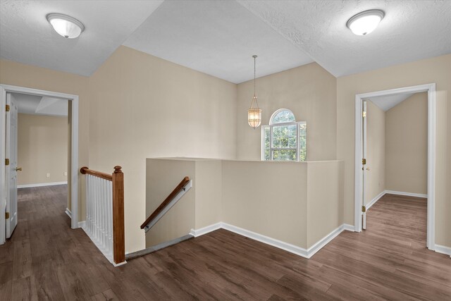 1094 Hampstead Pl, Martinez, GA 30907 - corridor with an upstairs landing and dark wood finished floors