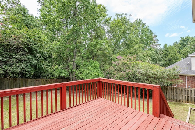 1094 Hampstead Pl, Martinez, GA 30907 - wooden terrace featuring a fenced backyard