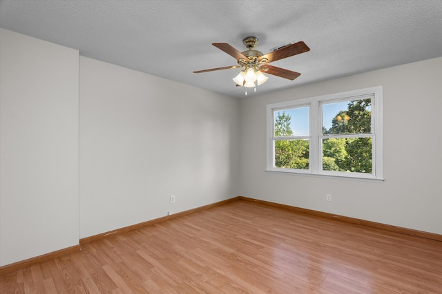 172 Creek View Ct, Martinez, GA 30907 - unfurnished room featuring light wood-type flooring, a ceiling fan, and a textured ceiling