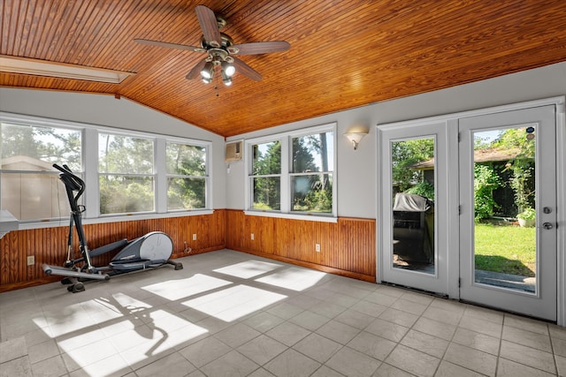 172 Creek View Ct, Martinez, GA 30907 - unfurnished sunroom with vaulted ceiling