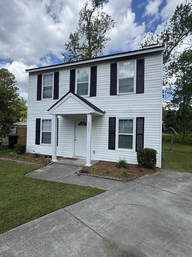 2227 Birnam Pl, Augusta, GA 30904 - view of front of property with a front lawn