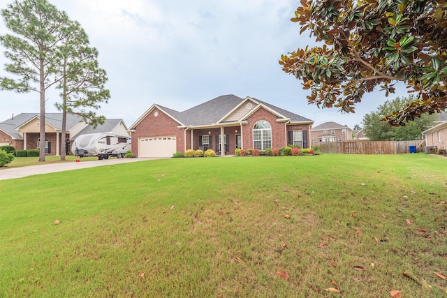 821 Wickham Dr, Graniteville, SC 29829 - single story home with brick siding, driveway, and an attached garage