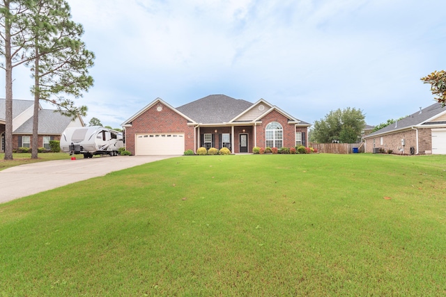 821 Wickham Dr, Graniteville, SC 29829 - view of front of property with brick siding, driveway, and an attached garage