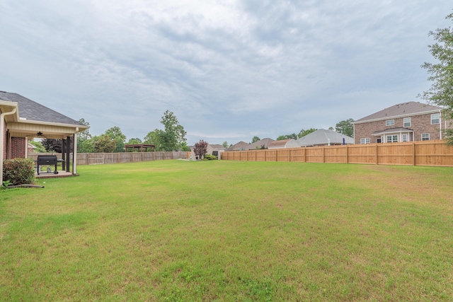 821 Wickham Dr, Graniteville, SC 29829 - view of yard featuring ceiling fan