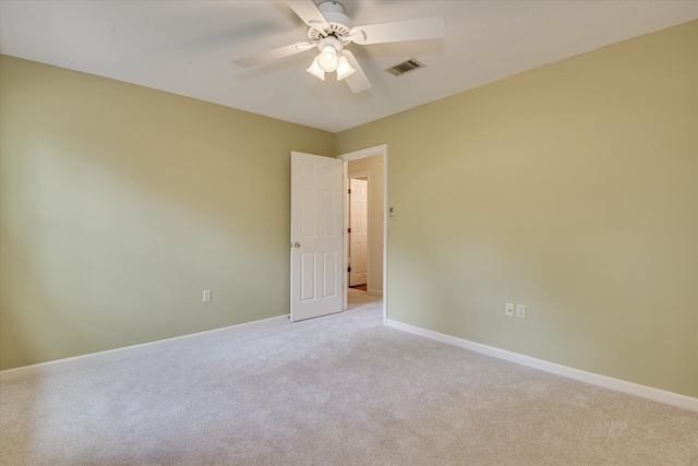 786 Springbrook Ln, Evans, GA 30809 - spare room featuring ceiling fan and light colored carpet