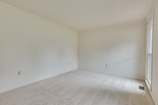 786 Springbrook Ln, Evans, GA 30809 - spare room featuring crown molding and light colored carpet