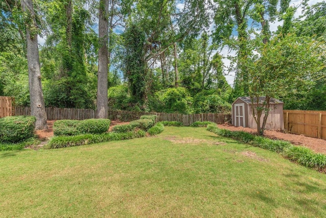 345 Old Salem Way, Martinez, GA 30907 - fenced backyard featuring a storage unit