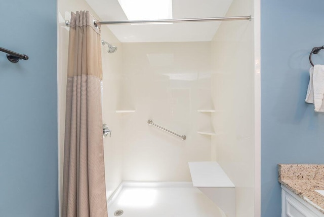 345 Old Salem Way, Martinez, GA 30907 - bathroom with a shower with curtain and vanity