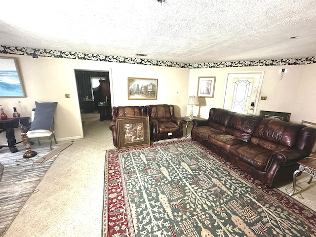 6322 Yelton Rd, Appling, GA 30802 - living area with a textured ceiling