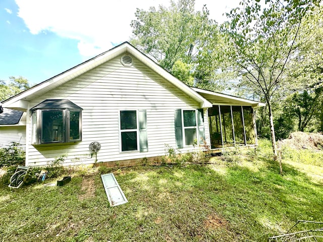 6322 Yelton Rd, Appling, GA 30802 - back of house with a sunroom