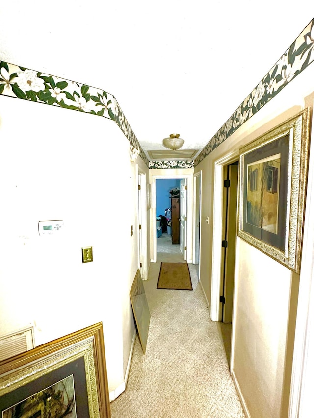 6322 Yelton Rd, Appling, GA 30802 - hall with light carpet and baseboards