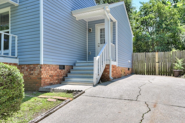 421 Bristol Rd, Martinez, GA 30907 - entrance to property with crawl space and a patio