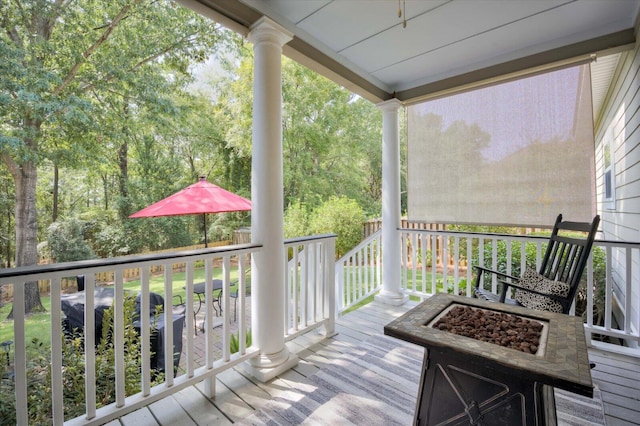 909 Nerium Trl, Evans, GA 30809 - view of wooden deck