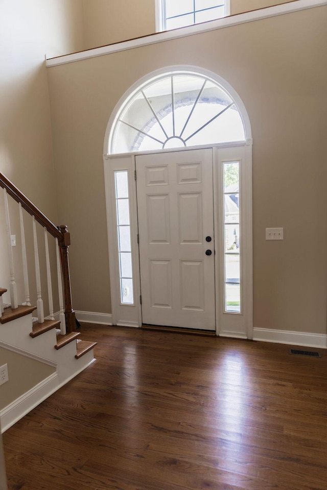 1212 Sumter Landing Ln, Evans, GA 30809 - foyer entrance featuring wood finished floors and stairway