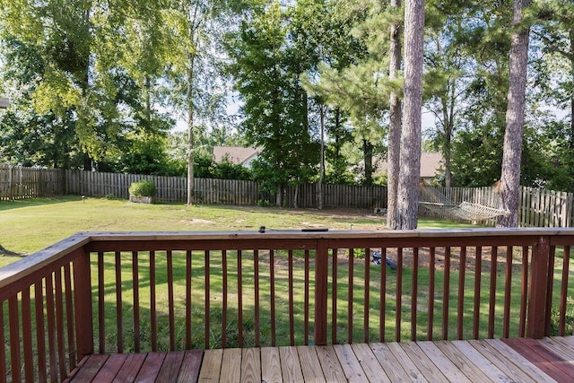 1212 Sumter Landing Ln, Evans, GA 30809 - deck with a fenced backyard
