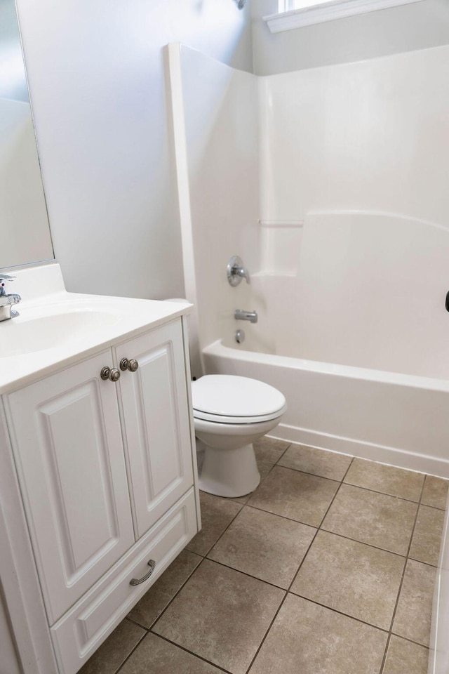 1212 Sumter Landing Ln, Evans, GA 30809 - full bathroom featuring vanity, tile patterned floors, and washtub / shower combination