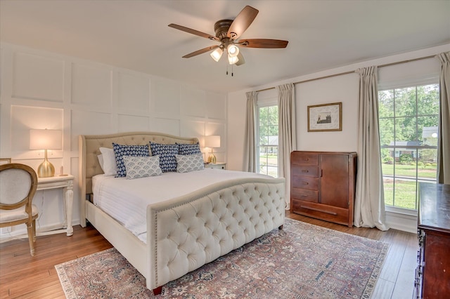 508 Scotts Way, Augusta, GA 30909 - bedroom featuring wood finished floors and a ceiling fan