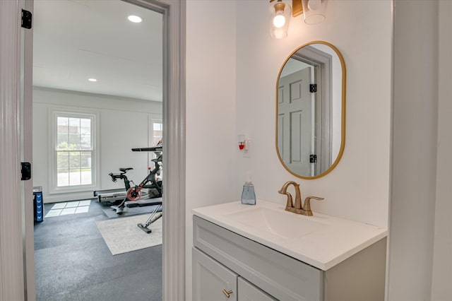 508 Scotts Way, Augusta, GA 30909 - bathroom featuring vanity and recessed lighting